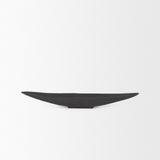 Piero Small Matte Black Metal Decorative Bowl from Mercana - Luna Furniture