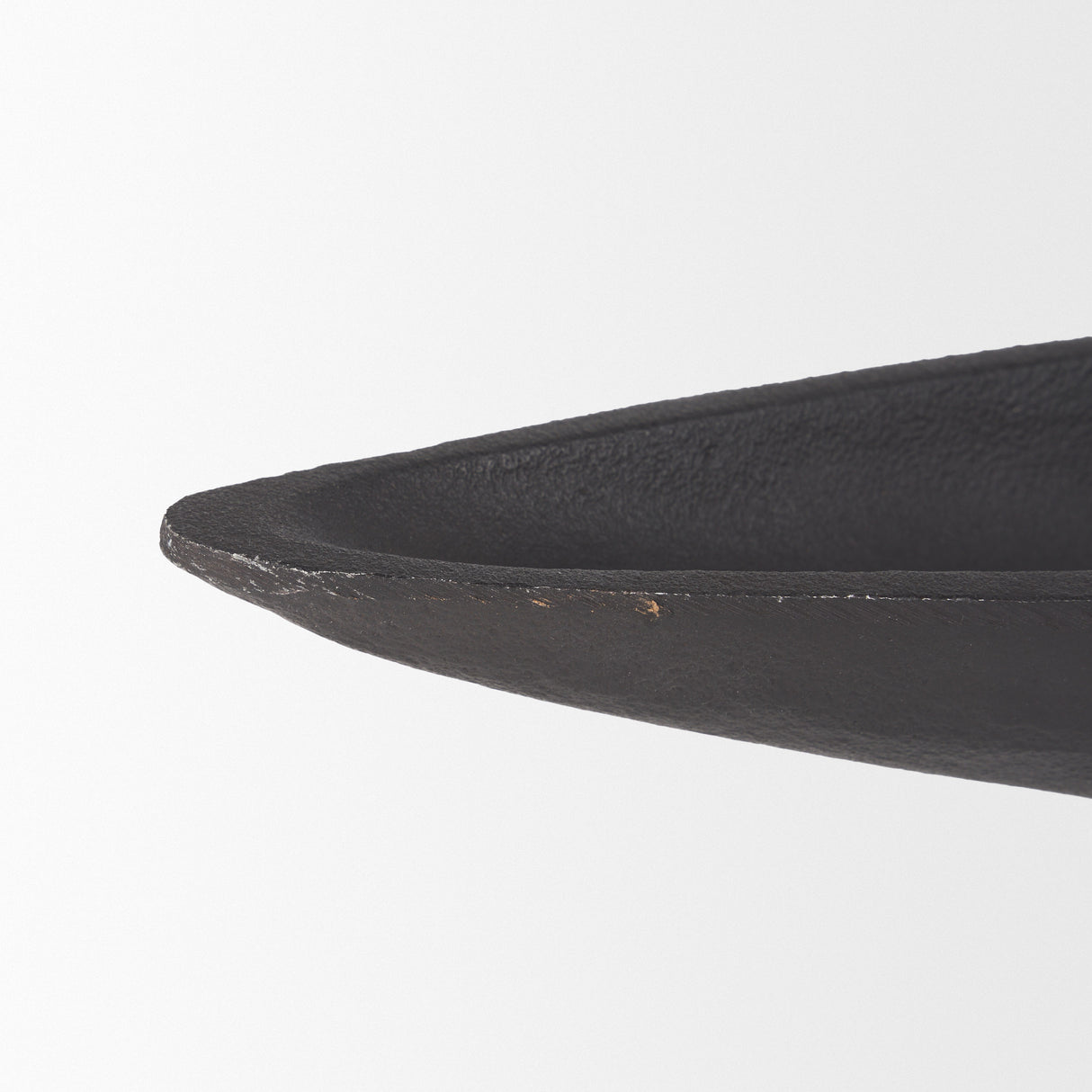 Piero Small Matte Black Metal Decorative Bowl from Mercana - Luna Furniture
