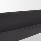 Piero Small Matte Black Metal Decorative Bowl from Mercana - Luna Furniture