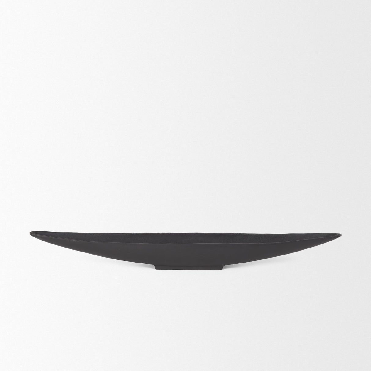 Piero Large Matte Black Metal Decorative Bowl from Mercana - Luna Furniture