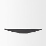 Piero Large Matte Black Metal Decorative Bowl from Mercana - Luna Furniture