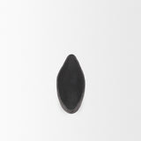 Piero Large Matte Black Metal Decorative Bowl from Mercana - Luna Furniture