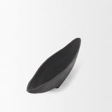 Piero Large Matte Black Metal Decorative Bowl from Mercana - Luna Furniture