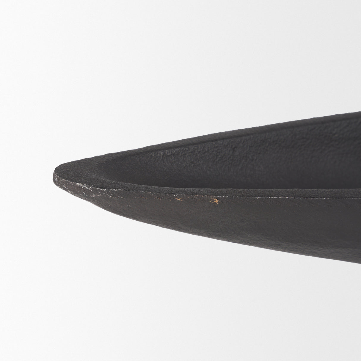 Piero Large Matte Black Metal Decorative Bowl from Mercana - Luna Furniture