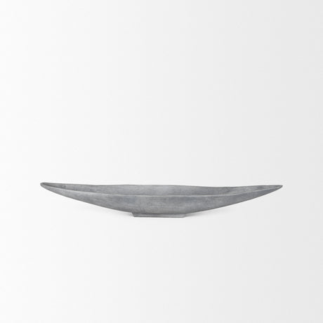 Piero Small Concrete Finished Metal Decorative Bowl from Mercana - Luna Furniture