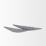 Piero Small Concrete Finished Metal Decorative Bowl from Mercana - Luna Furniture