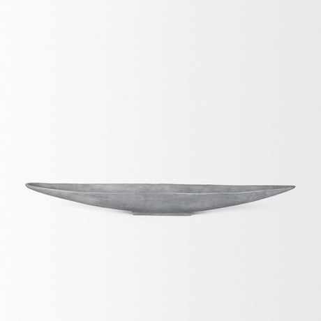 Piero Large Concrete Finished Metal Decorative Bowl from Mercana - Luna Furniture