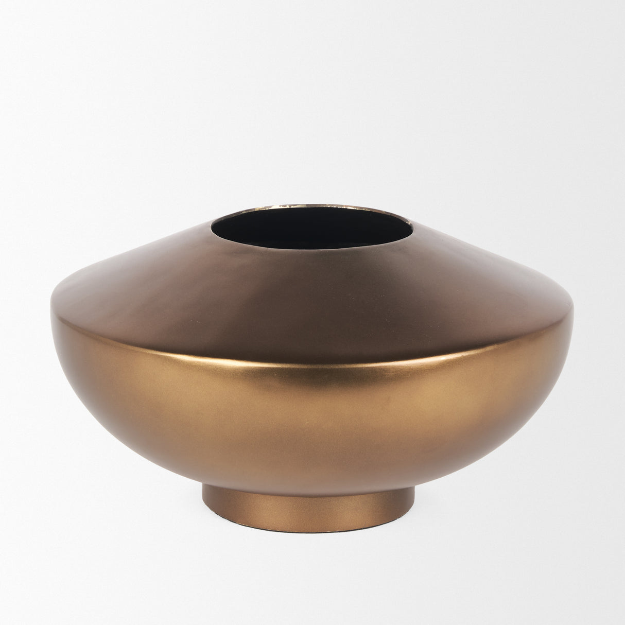 Quiana Large Gold Metal Vase from Mercana - Luna Furniture