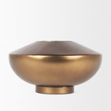 Quiana Large Gold Metal Vase from Mercana - Luna Furniture