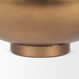 Quiana Large Gold Metal Vase from Mercana - Luna Furniture