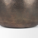Quade Small Gold Metal Planter from Mercana - Luna Furniture