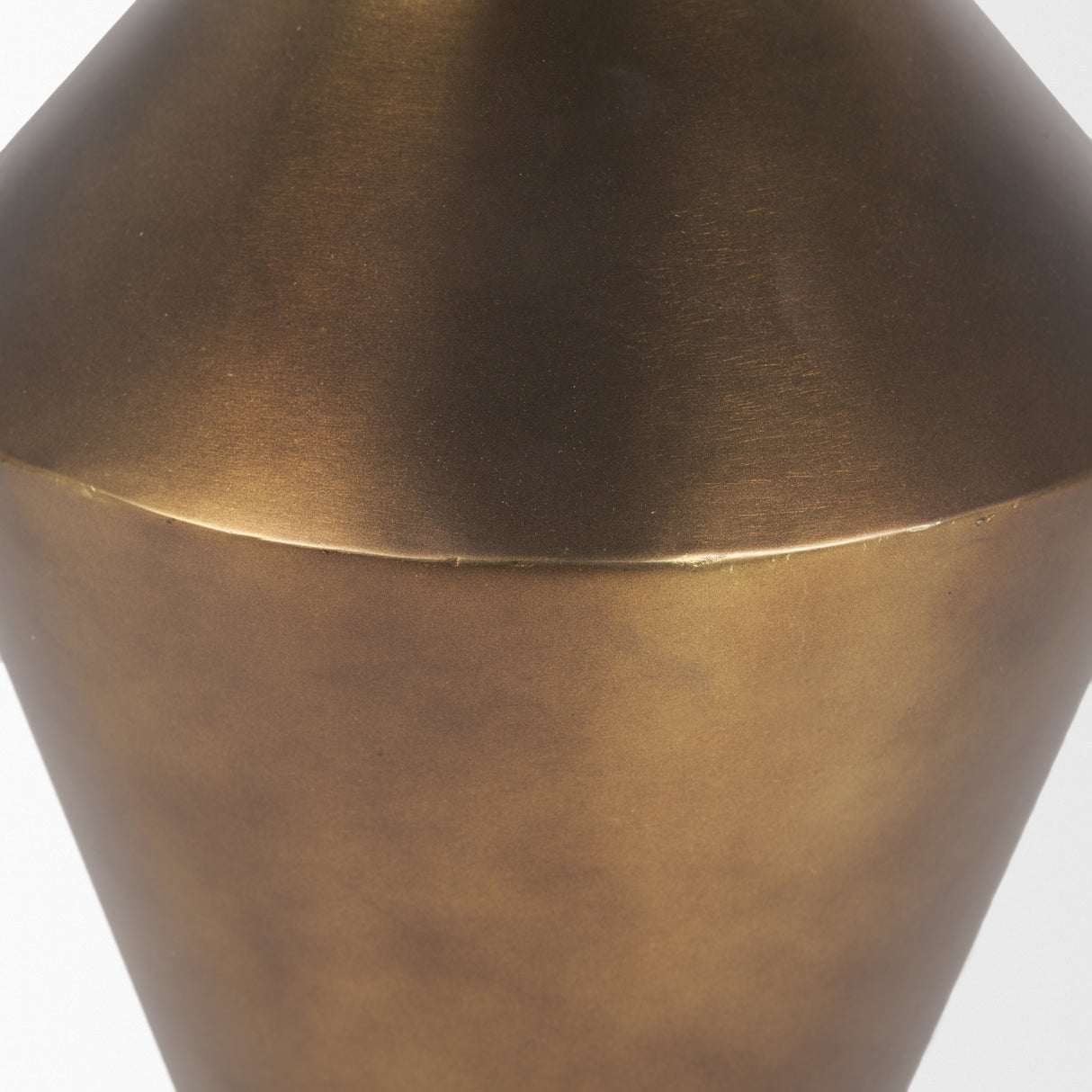 Perrin Large Brushed Gold Metal Decorative Vase from Mercana - Luna Furniture