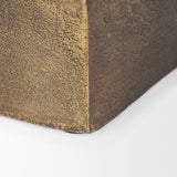 Porschia Large Antiqued Gold Metal Decorative Box from Mercana - Luna Furniture