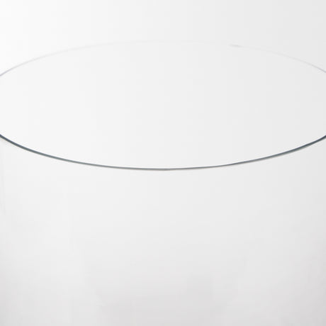 Price Large Matte Black-Brown Metal w/ Glass Hurricane Candle Holder from Mercana - Luna Furniture