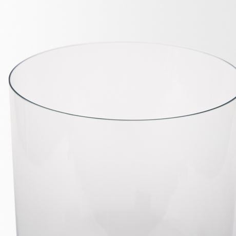 Price Large Antiqued Gold Metal w/ Glass Hurricane Candle Holder from Mercana - Luna Furniture