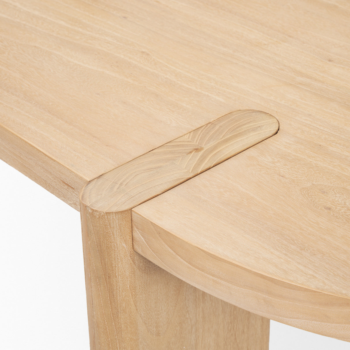 Sohan Light Brown Wood Oval Dining Table from Mercana - Luna Furniture
