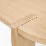 Sohan Light Brown Wood Oval Dining Table from Mercana - Luna Furniture