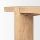 Sohan Light Brown Wood Oval Dining Table from Mercana - Luna Furniture