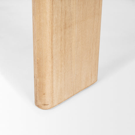 Sohan Light Brown Wood Oval Dining Table from Mercana - Luna Furniture