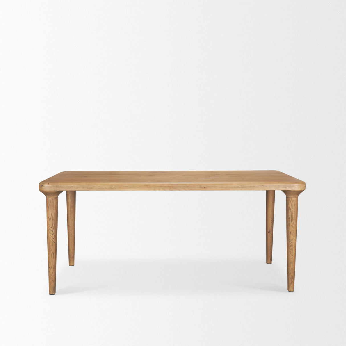 Suvan 72L Light Brown Rectangular Oak Wood Dining Table from Mercana - Luna Furniture