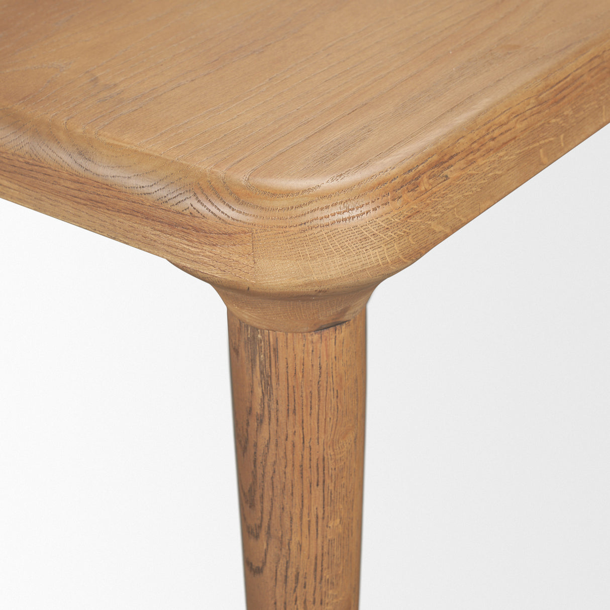 Suvan 72L Light Brown Rectangular Oak Wood Dining Table from Mercana - Luna Furniture
