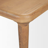 Suvan 72L Light Brown Rectangular Oak Wood Dining Table from Mercana - Luna Furniture