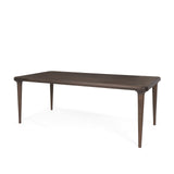 Suvan 84L Medium Dark Brown Rectangular Wood Dining Table from Mercana - Luna Furniture