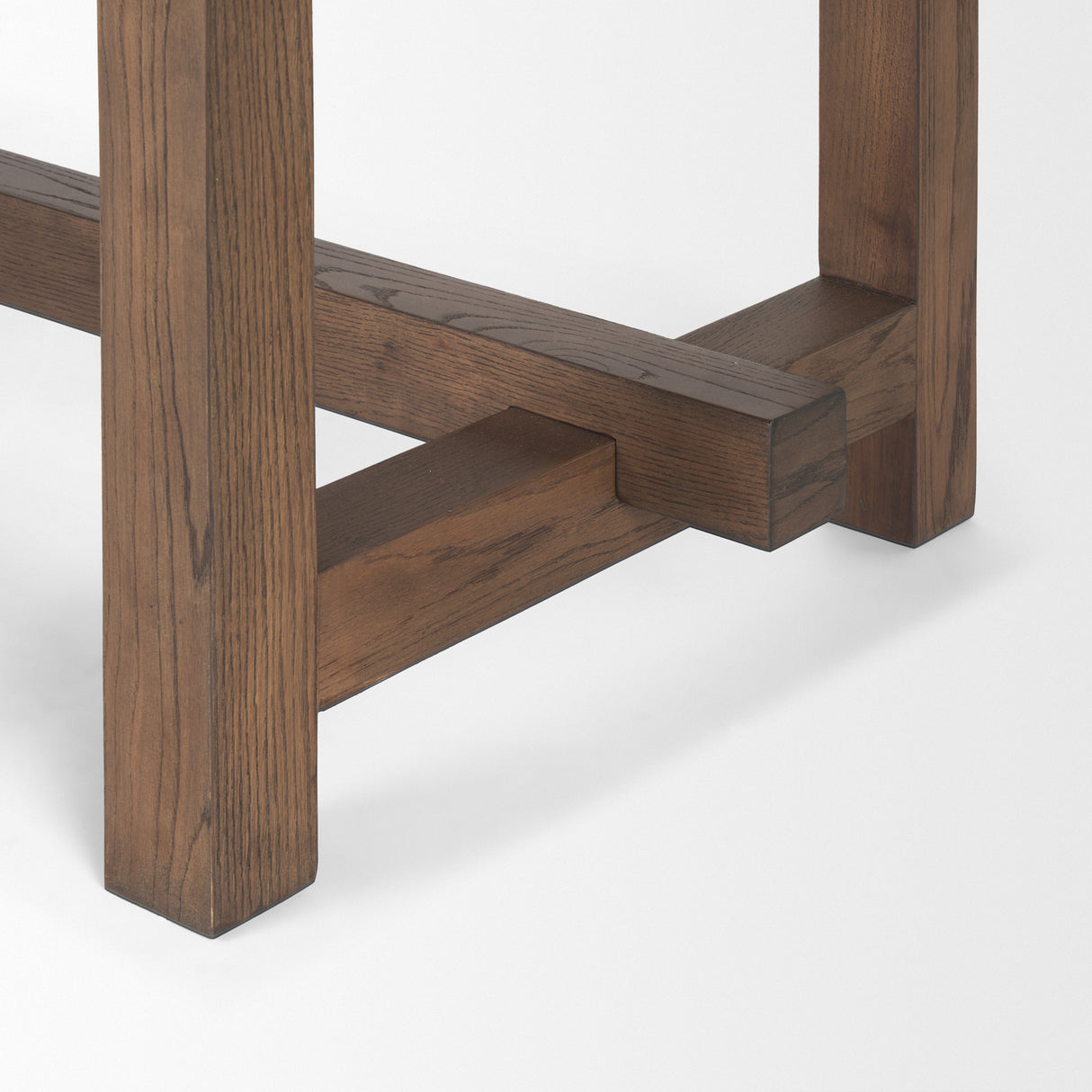Suke 84" Medium Brown Rectangular Oak Dining Table from Mercana - Luna Furniture