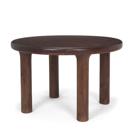 Soma 48" Red Brown Acacia Wood Round Dining Table from Mercana - Luna Furniture