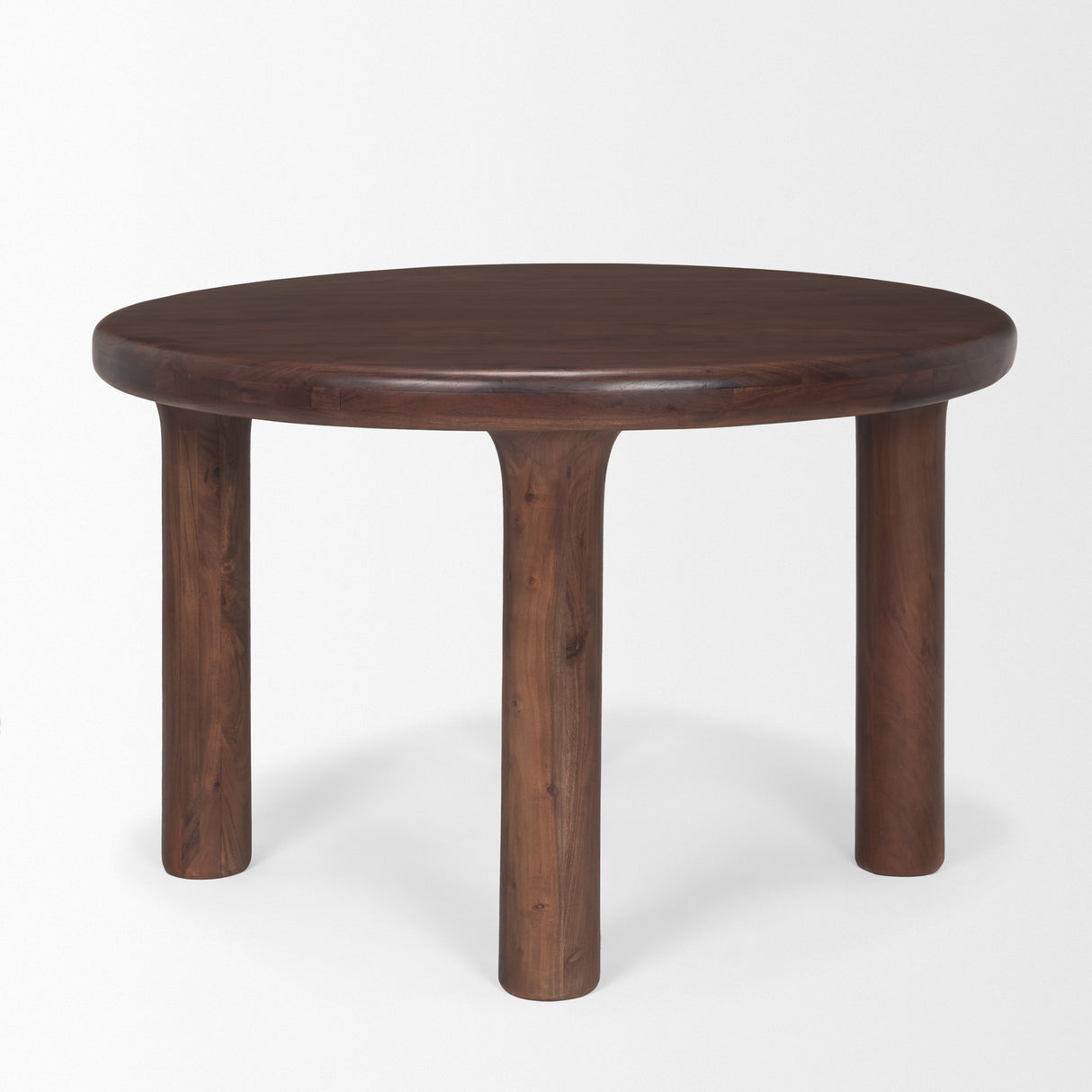 Soma 48" Red Brown Acacia Wood Round Dining Table from Mercana - Luna Furniture