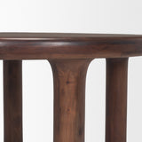 Soma 48" Red Brown Acacia Wood Round Dining Table from Mercana - Luna Furniture