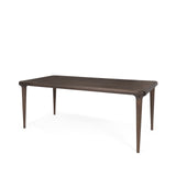 Suvan 72L Medium-Dark Brown Rectangular Wood Dining Table from Mercana - Luna Furniture