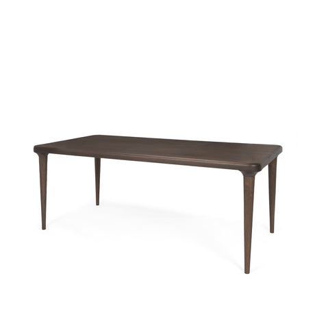 Suvan 72L Medium-Dark Brown Rectangular Wood Dining Table from Mercana - Luna Furniture