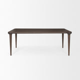 Suvan 72L Medium-Dark Brown Rectangular Wood Dining Table from Mercana - Luna Furniture