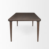 Suvan 72L Medium-Dark Brown Rectangular Wood Dining Table from Mercana - Luna Furniture