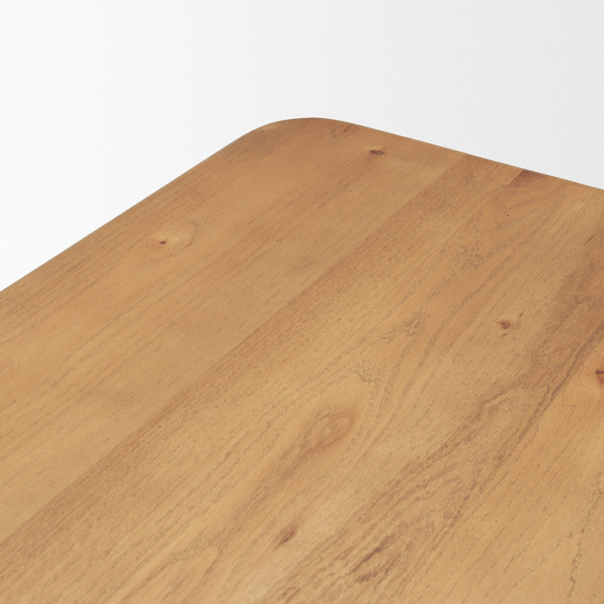 Suvan 84L Light Brown Rectangular Oak Wood Dining Table from Mercana - Luna Furniture