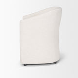 Sondra Oatmeal Performance Fabric Upholstered Club Dining Chair from Mercana - Luna Furniture