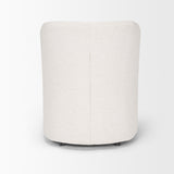 Sondra Oatmeal Performance Fabric Upholstered Club Dining Chair from Mercana - Luna Furniture