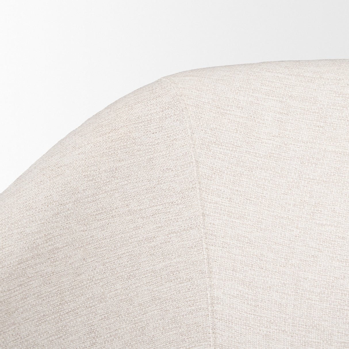 Sondra Oatmeal Performance Fabric Upholstered Club Dining Chair from Mercana - Luna Furniture