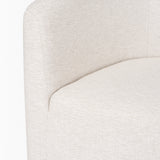 Sondra Oatmeal Performance Fabric Upholstered Club Dining Chair from Mercana - Luna Furniture