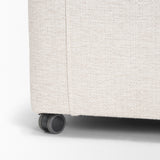 Sondra Oatmeal Performance Fabric Upholstered Club Dining Chair from Mercana - Luna Furniture