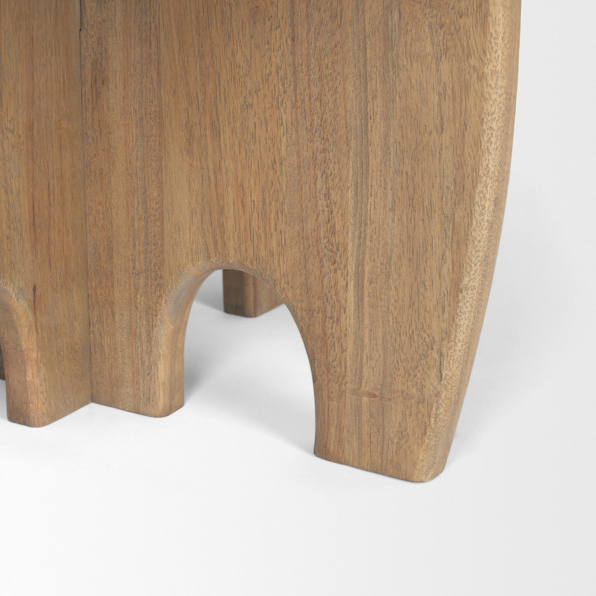 Sonomi Brown Solid Rubber Wood w/ Round Oak Tabletop Dining Table from Mercana - Luna Furniture