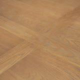 Sonomi Brown Solid Rubber Wood w/ Round Oak Tabletop Dining Table from Mercana - Luna Furniture