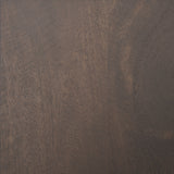 Takoda Dark Brown Wood Tapered Drum Accent Table from Mercana - Luna Furniture