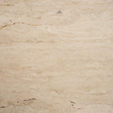 Syona Travertine + Mango Wood leg Oval Coffee table from Mercana - Luna Furniture