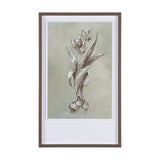Botanical Sketch I (green) by Mercana Studio Hand Embellished Framed Art Print Matted under Glass from Mercana - Luna Furniture