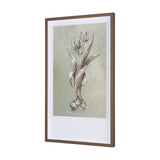 Botanical Sketch I (green) by Mercana Studio Hand Embellished Framed Art Print Matted under Glass from Mercana - Luna Furniture