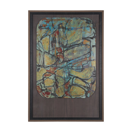 Happenings I by Mercana Studio a Hand Embellished Textured Framed Art Print Matted under Glass from Mercana - Luna Furniture