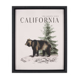 Travel Guide - California by Vintage Collection a Hand Embellished Textured Framed Art Print from Mercana - Luna Furniture