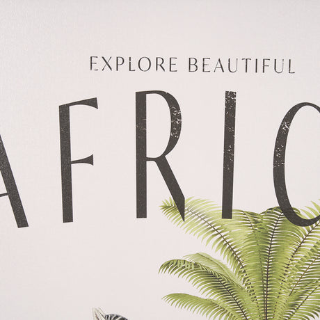 Travel Guide - Africa by Vintage Collection a Hand Embellished Textured Framed Art Print from Mercana - Luna Furniture